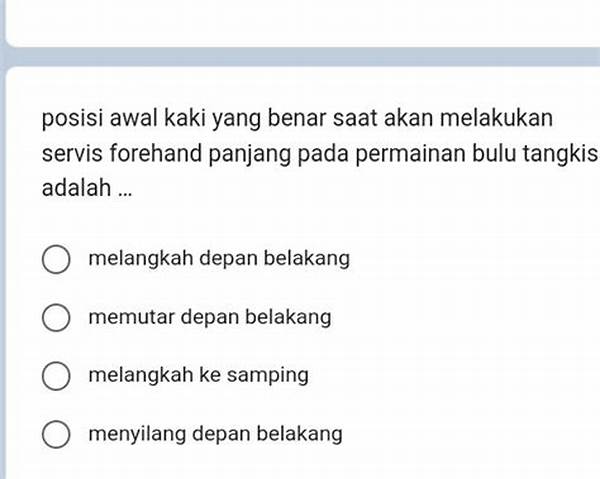 Posisi Awal Kaki Yang Benar Pada Saat Akan Melakukan Servis Bawah Bola Voli Adalah