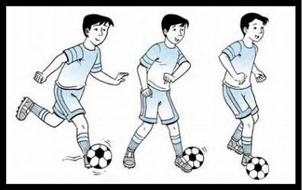 Posisi Kaki Ketika Menggiring Bola Adalah